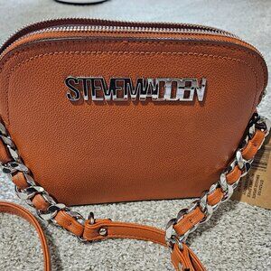 STEVE MADDEN BMAGGIE UPDATE SLEEK AND SLIM CROSSBODY- WHISKEY SPICE - NEW W/TAGS